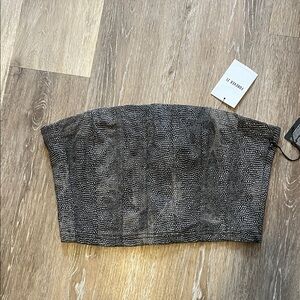 Forever 21 Gray Woven Top